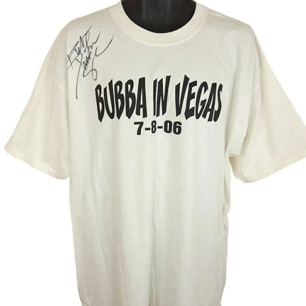Bubba The Love Sponge T Shirt Vintage Y2K 2006 SIGNED In Vegas Radio Mens XL